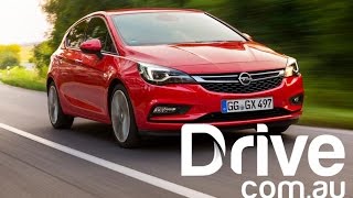 2016 Holden Astra video review  Drivecomau [upl. by Corley674]