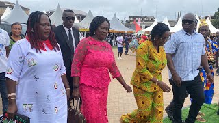 John Mahama Jane Naana OpokuAgyemang Størms Axim Kundum Festival 2024 [upl. by Lledal]