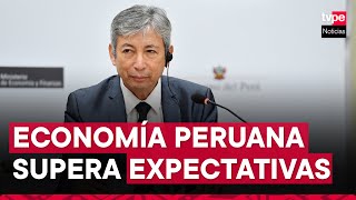 La economía peruana creció 53 en abril de 2024 la tasa más alta en 32 meses informó el MEF [upl. by Vida394]