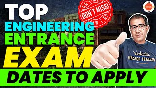 JEE 2024  Engineering Entrance Exams  WBJEE  VITEEE  ISI  BITSAT amp more  Vinay Shur Sir [upl. by Duleba]