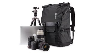 Camera bags  Thule Covert DSLR Rolltop Backpack [upl. by Sander400]