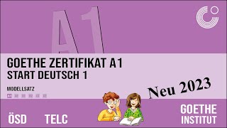 Goethe Zertifikat A1 Hören Exam  mit Lösungen AM Ende  A1 Hören Test  deutsch lernen durch hören [upl. by Radack698]