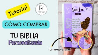 Biblia Personalizada  Cómo comprar en Paavali [upl. by Arabela]