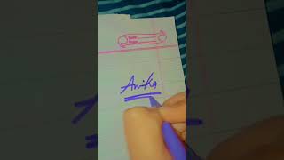 Anvika name 📛 sign 🛑🛑 subscribe [upl. by Ylrad145]