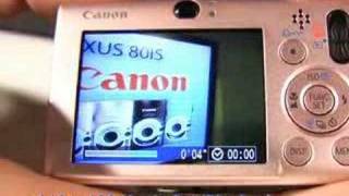 Canon IXUS 80iS Review  Sqizzcom [upl. by Anegue]