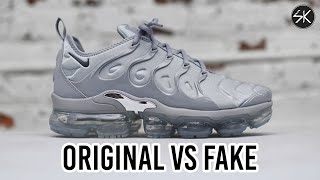 VAPORMAX PLUS Wolf Grey REAL VS FAKE [upl. by Enaz580]