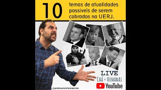 Live de Atualidades UERJ  Prof Victor Maurício [upl. by Ezechiel479]