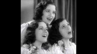 Boswell Sisters  Cheek to Cheek good sound [upl. by Noillid]