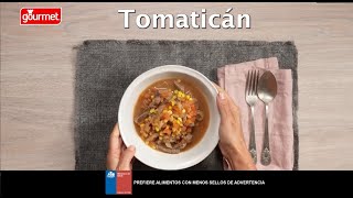 Receta Tomaticán  Gourmet [upl. by Airamalegna]