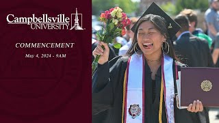 Campbellsville University 2024 Spring Commencement  May 4th 900 Service [upl. by Gaskin]