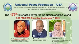 179th Interfaith Prayer for the Nation and the World [upl. by Landers21]