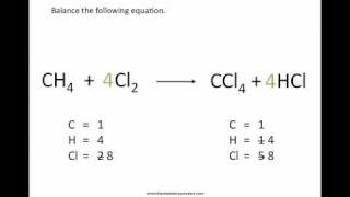 Balancing Chemical Equations  Chemistry Tutorial [upl. by Enilekcaj]