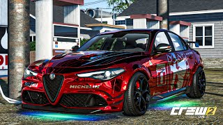 NUOVO VIAGGIO in AUDI RS7 e ALFA GIULIA RGB EDITION su THE CREW 2 [upl. by Jodee675]