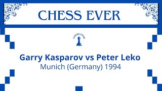 Garry Kasparov vs Peter Leko Munich Germany 1994 [upl. by Ativ]