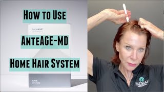 How To Perform Virtual PRP w AnteAGEMD Home Hair System [upl. by Fulton]