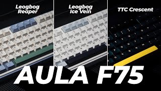 TTC Crescent vs Leobog Ice Vein vs Reaper Switch  Aula F75 Switch Comparison [upl. by Annia214]