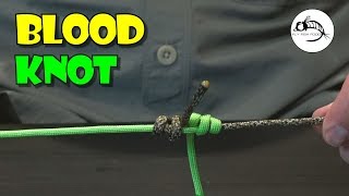 How To Tie a Blood Knot  Fly Fishing Knot Tutorial [upl. by Anerroc]