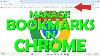 Manage Bookmarks in Chrome [upl. by Llerot944]