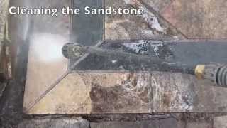 How to Clean Sandstone Pavers [upl. by Keating]