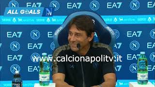 NapoliParma 21 31824 conferenza stampa Antonio Conte [upl. by Reyotal]