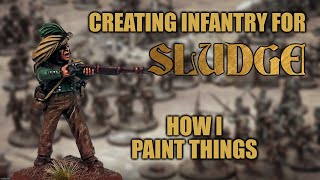 Grime Fantasy Wargaming  Making SLUDGE Infantry How I Paint Things [upl. by Jose]