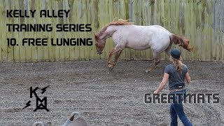 How to Free Lunge a Horse  Horse Training Series with Kelly Alley 10 [upl. by Inalaek]