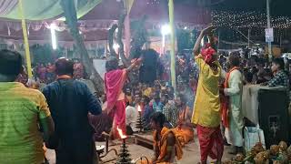 Brahampur katwara ghat 🙏 माँ गंगा आरती🙏 navratri navratrispecial nankivlogs [upl. by Tommi838]