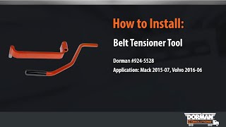 Drive belt tensioner tool installation [upl. by Tiffany]