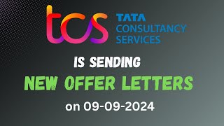 TCS updates  TCS is sending Offer letters on 9th September 2024  Accept it within 7 days [upl. by Bonny]