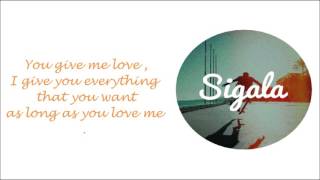 Sigala  Sweet Lovin Lyrics [upl. by Yekcin]