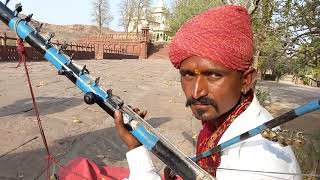 Ravanhatha Musician traditional music instrument from Rajasthan [upl. by Icram431]