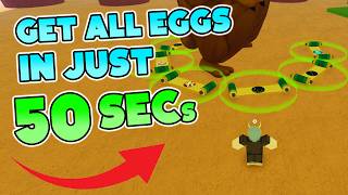 GET ALL EGGS IN JUST 50 SECONDS  The Hunt Event  Shindo Life [upl. by Tansy]