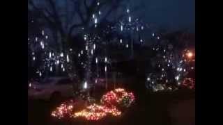 Falling snow Christmas lights [upl. by Labaw]