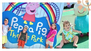 FOMOS NO PARQUE DA PEPPA PIG NO DIA MAIS QUENTE DO VERÃO DE ORLANDO  FLÁVIA CALINA [upl. by Yelsnya330]