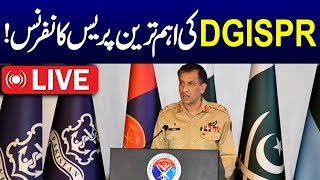 🔴LIVE  DG ISPR Major General Ahmed Sharif Important Press Conference  SAMAA TV [upl. by Fitzgerald]