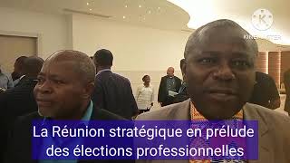 Réunion stratégique en prélude des élections professionnelles dans le milieu syndical gabonais [upl. by Atrebla]