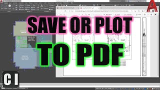 AutoCAD How to Save or Print As PDF  Quickly amp Easily  2 Minute Tuesday [upl. by Norah]