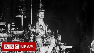 Thai king Rare footage of 1926 coronation  BBC News [upl. by Ecirtnahc]