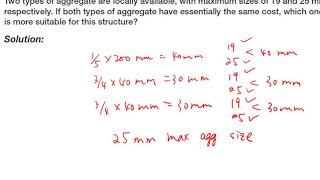 Concrete Mix Design Sample Problem 2 [upl. by Llednik]