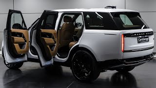 2024 White Land Rover Range Rover  Luxury SUV in Detail [upl. by Ellehsyt]