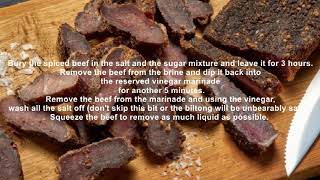 South African Biltong [upl. by Htiduy]