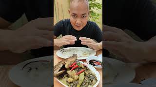 FRIED TILAPIA AT LAING  MUKBANG PHILIPPINES [upl. by Aeslehc]