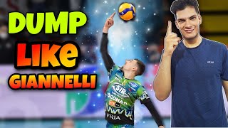 how to dump setter in volleyball like giannelli dump [upl. by Salohcin]