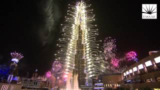 Official Burj Khalifa Downtown Dubai 2014 New Years Eve Highlights Video [upl. by Isle]