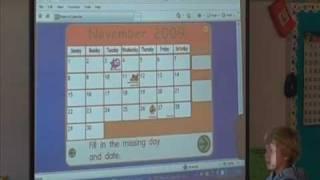 Morning Meeting using the SMART Board Part 1 [upl. by Archambault]