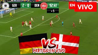 🔴 ALEMANIA VS DINAMARCA PARTIDO EN VIVO  EUROCOPA 2024 OCTAVOS DE FINAL  GERMANY VS DENMARK LIVE [upl. by Eerrahs]