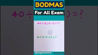 Bodmas  Bodmas rules😱 bodmas maths mathtricks viralvideo shortvideo viralvideo [upl. by Varion]