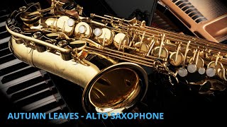 AUTUMN LEAVES  Jazz Saxophone [upl. by Nilorac761]