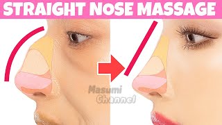 8mins Get a Slim Straight Nose With This Massage Hooked Nose Reduction Remove Nose Hump [upl. by Vernier]