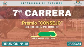 7ma Carrera  Premio quotCONSEJOquot  1200 metros [upl. by Nylesor]